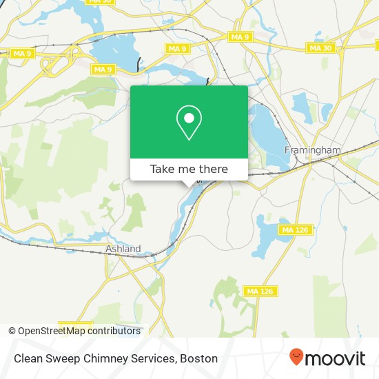 Clean Sweep Chimney Services map