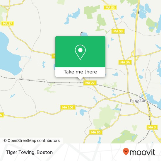 Mapa de Tiger Towing