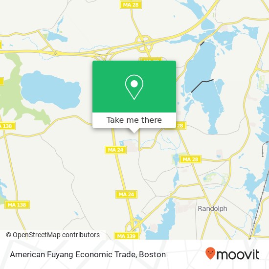 American Fuyang Economic Trade map