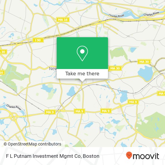 F L Putnam Investment Mgmt Co map