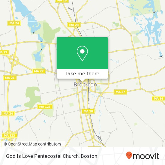 God Is Love Pentecostal Church map