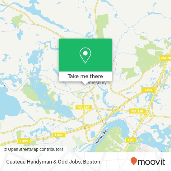 Mapa de Custeau Handyman & Odd Jobs