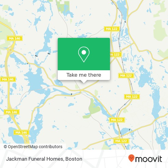 Jackman Funeral Homes map