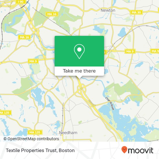 Mapa de Textile Properties Trust