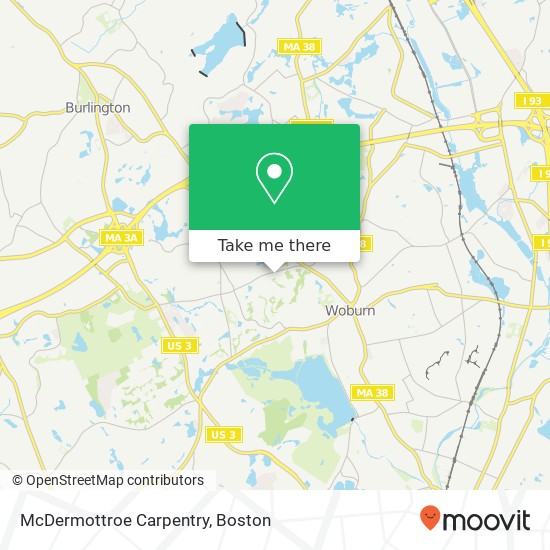 McDermottroe Carpentry map