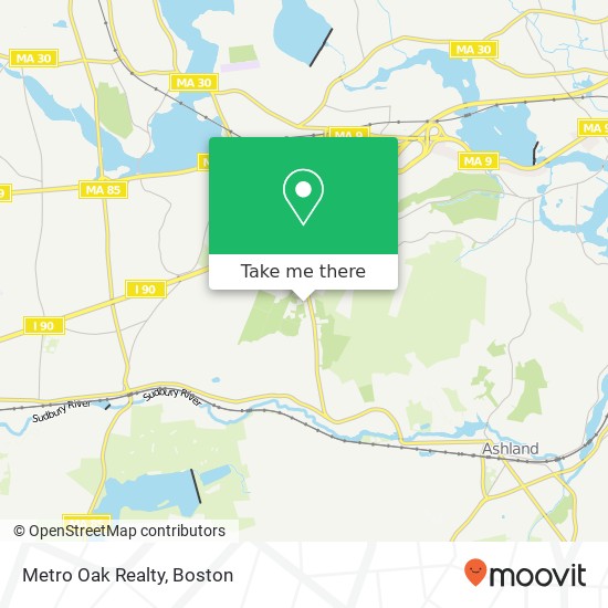 Mapa de Metro Oak Realty