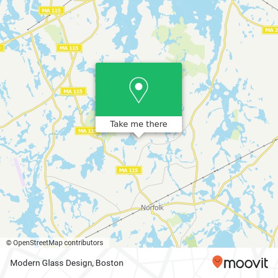 Modern Glass Design map