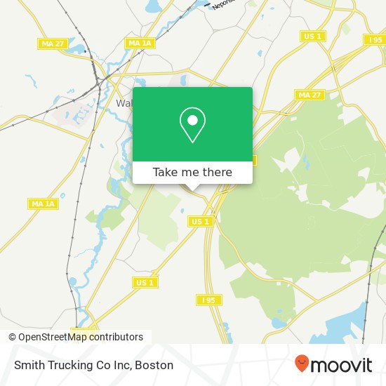 Mapa de Smith Trucking Co Inc