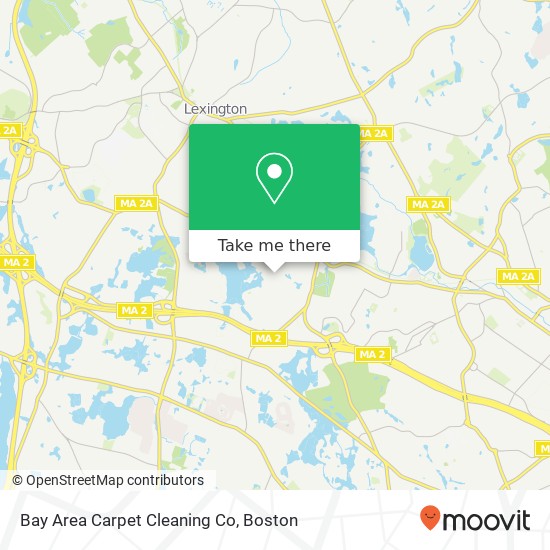 Bay Area Carpet Cleaning Co map
