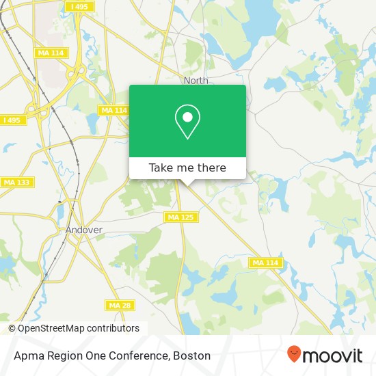 Mapa de Apma Region One Conference