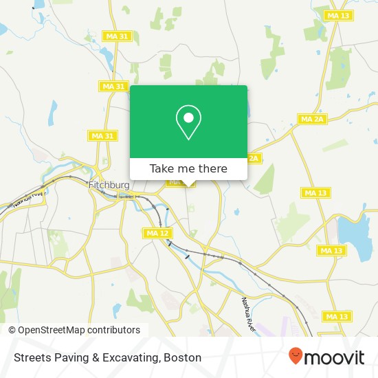 Streets Paving & Excavating map