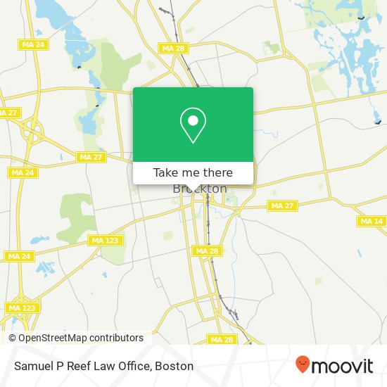 Samuel P Reef Law Office map