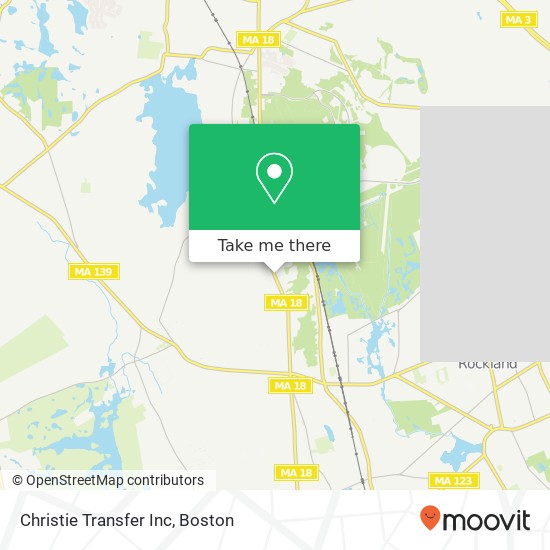 Mapa de Christie Transfer Inc