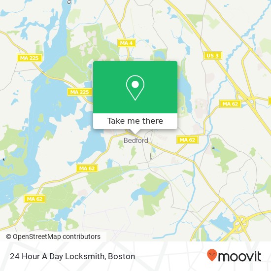 Mapa de 24 Hour A Day Locksmith