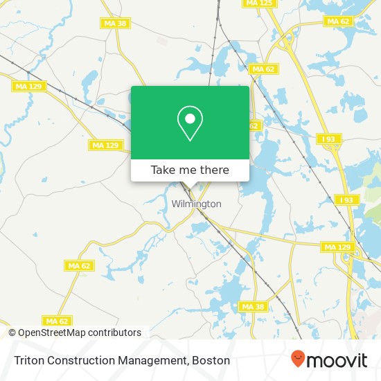 Triton Construction Management map