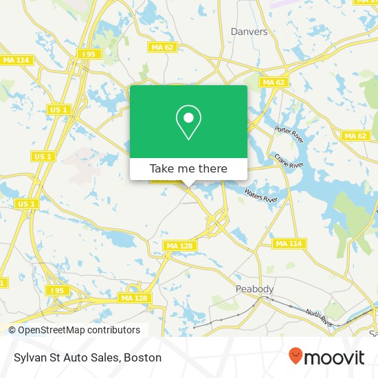 Sylvan St Auto Sales map