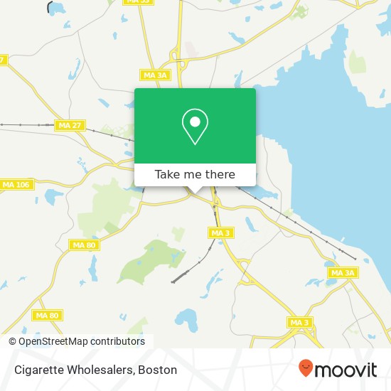 Cigarette Wholesalers map