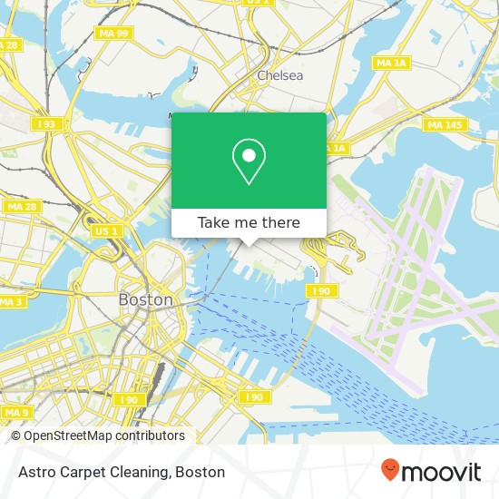 Astro Carpet Cleaning map