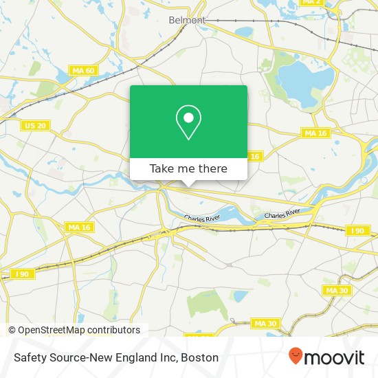 Safety Source-New England Inc map