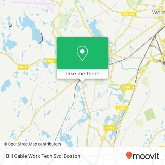 Mapa de Bill Cable Work Tech Svc