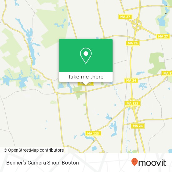 Benner's Camera Shop map