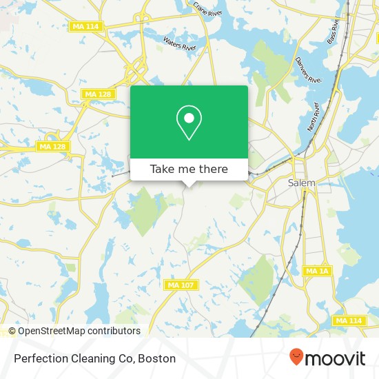 Perfection Cleaning Co map