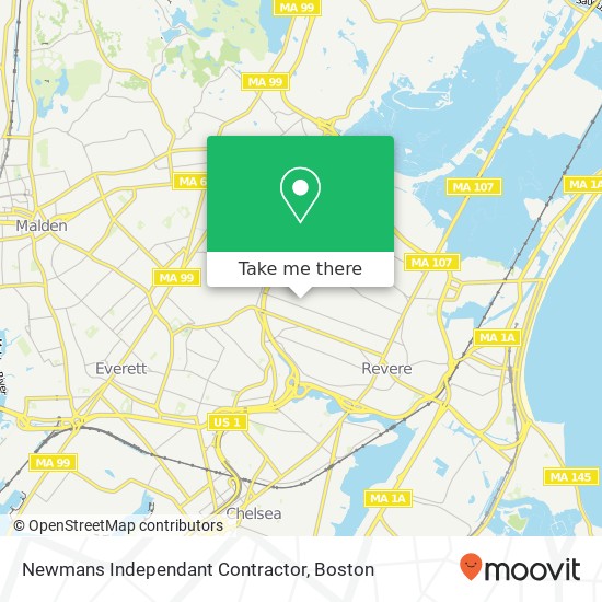 Newmans Independant Contractor map