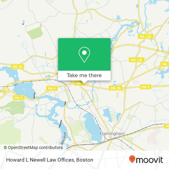 Howard L Newell Law Offices map