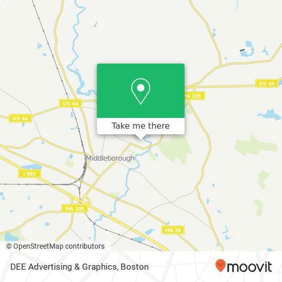 Mapa de DEE Advertising & Graphics