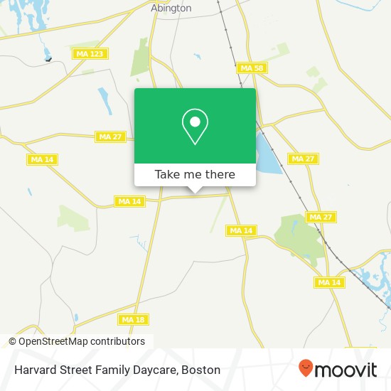 Mapa de Harvard Street Family Daycare