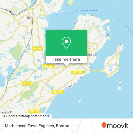 Marblehead Town Engineer map