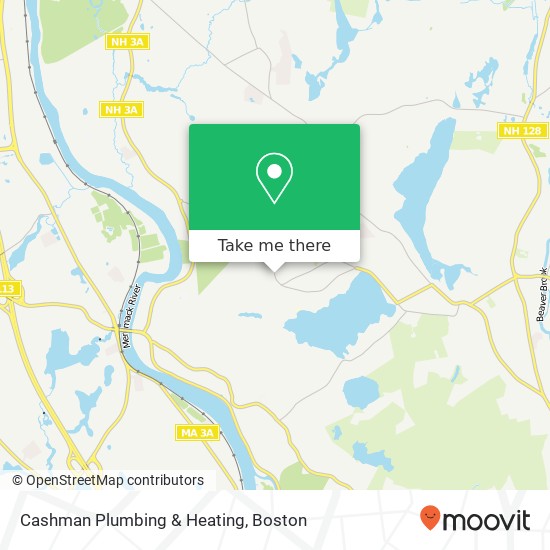 Cashman Plumbing & Heating map