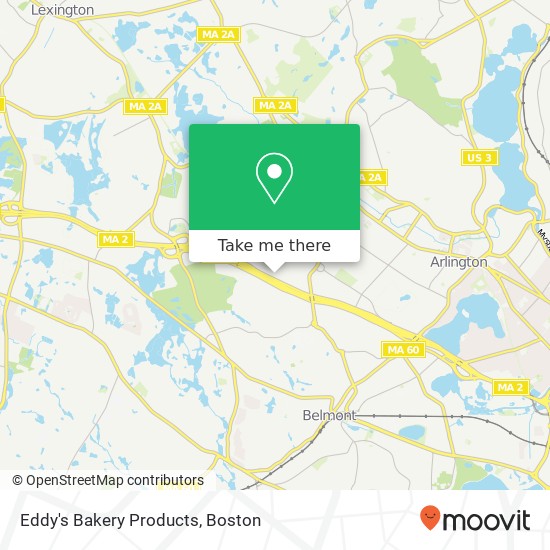 Eddy's Bakery Products map