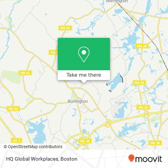 HQ Global Workplaces map