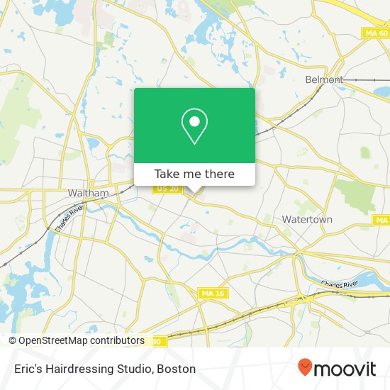 Mapa de Eric's Hairdressing Studio