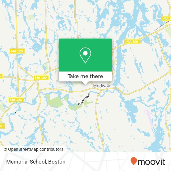 Memorial School map