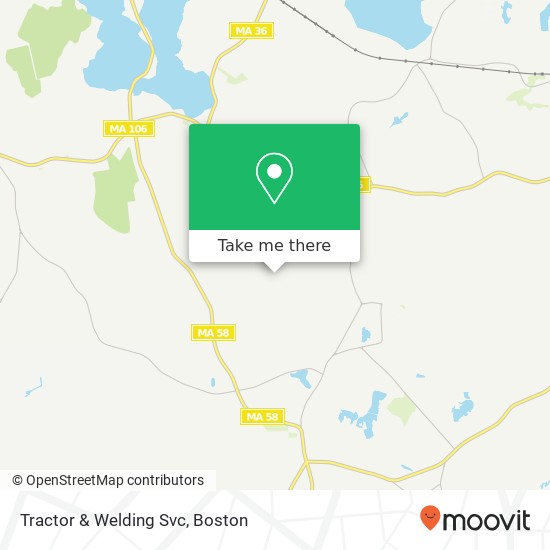 Mapa de Tractor & Welding Svc