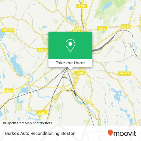 Mapa de Burke's Auto Reconditioning