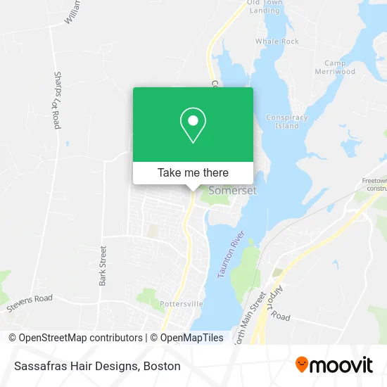 Sassafras Hair Designs map