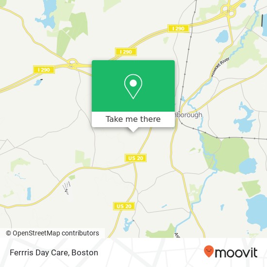 Ferrris Day Care map