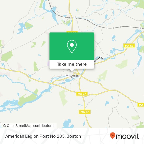 Mapa de American Legion Post No 235