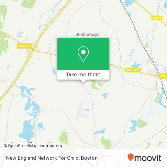 New England Network For Child map