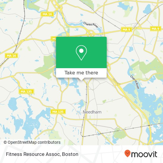 Fitness Resource Assoc map