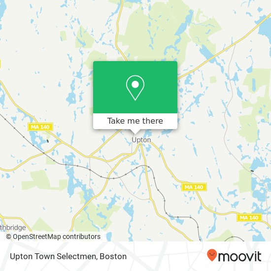 Upton Town Selectmen map