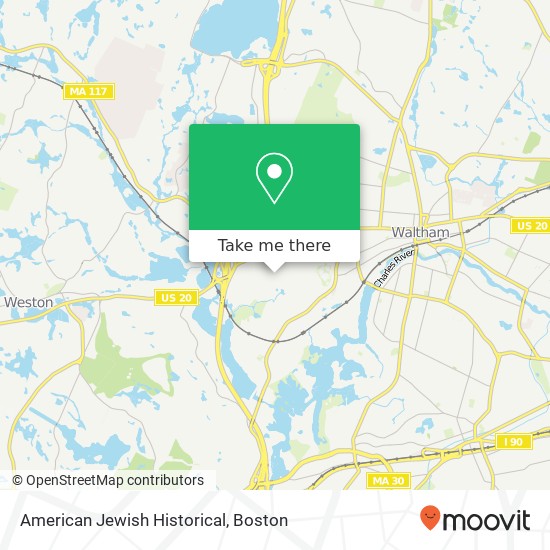 American Jewish Historical map