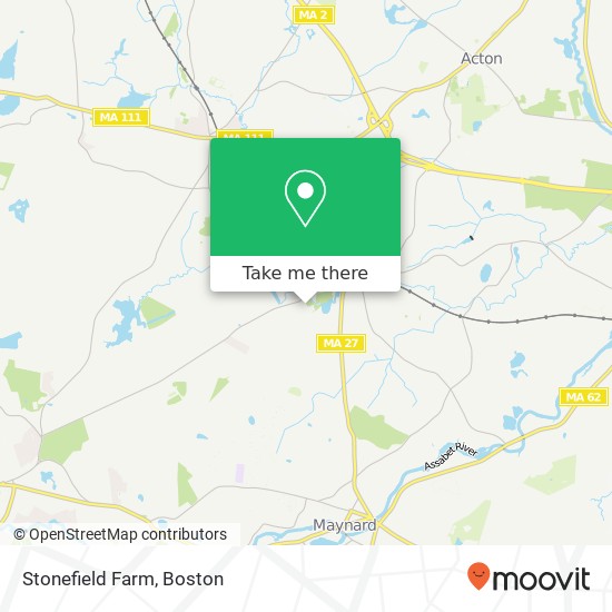 Stonefield Farm map