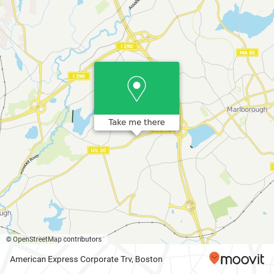 Mapa de American Express Corporate Trv