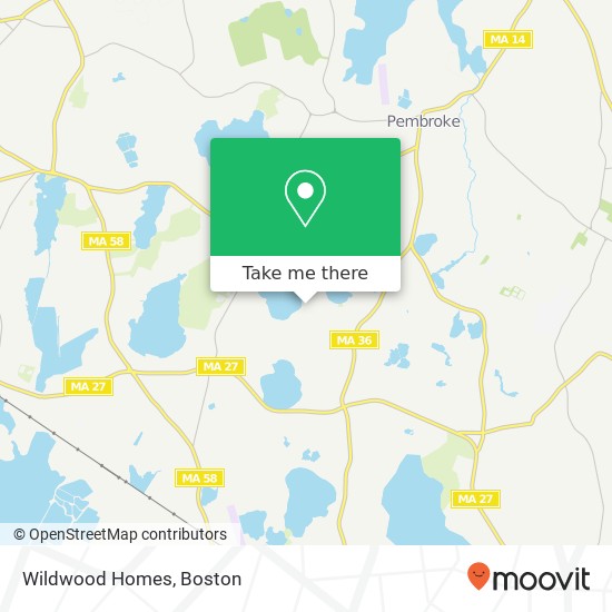 Wildwood Homes map