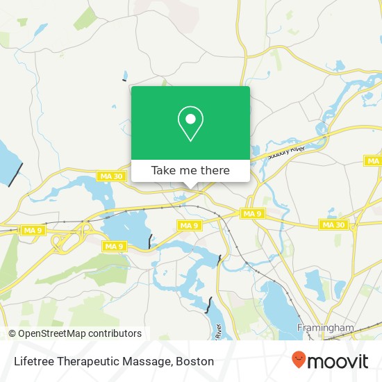 Mapa de Lifetree Therapeutic Massage