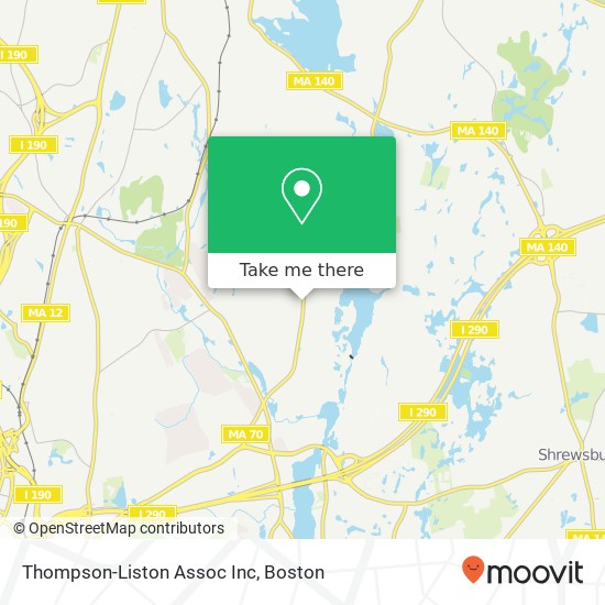 Mapa de Thompson-Liston Assoc Inc